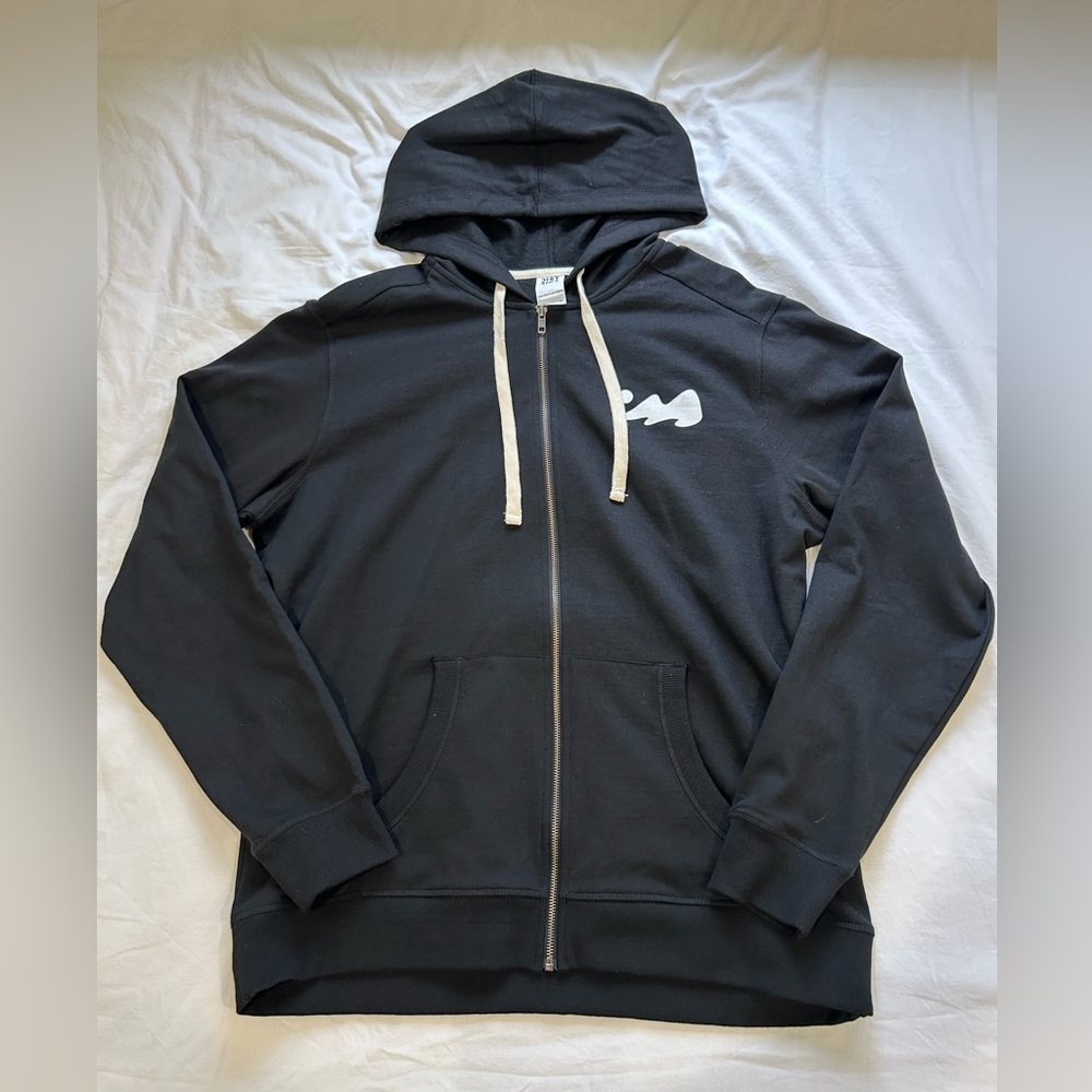 District Black Hoodie Jacket